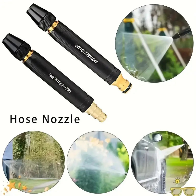(Special Offer-Buy 1 get 1 free ) Multi Purpose 360° Rotary High-Pressure Car Wash Water Nozel – Dnurable Plastic, No Battery Needed