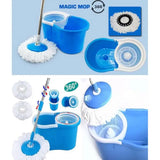360° Rotating Head Mops With Bucket Mob Deep-cleaning Magic Mop-microfiber Mop