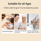 Electric Nail Clipper – Automatic Electric Nail Clipper Trimmer For Elderly And Children Anti-splash Home Use Nail Scissors (random Color)