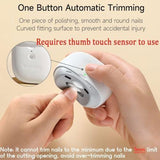 Electric Nail Clipper – Automatic Electric Nail Clipper Trimmer For Elderly And Children Anti-splash Home Use Nail Scissors (random Color)