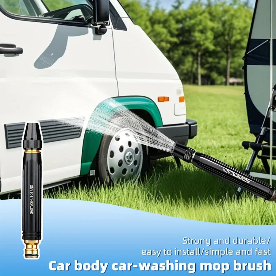 (Special Offer-Buy 1 get 1 free ) Multi Purpose 360° Rotary High-Pressure Car Wash Water Nozel – Dnurable Plastic, No Battery Needed