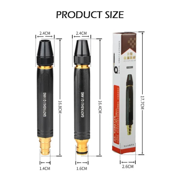 (Special Offer-Buy 1 get 1 free ) Multi Purpose 360° Rotary High-Pressure Car Wash Water Nozel – Dnurable Plastic, No Battery Needed